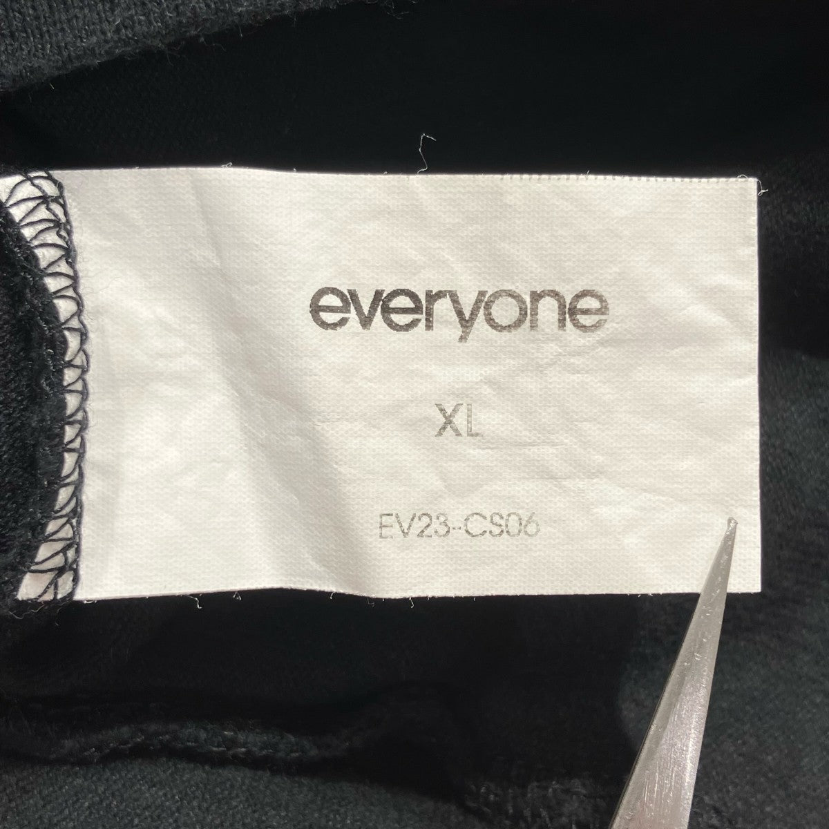 everyone バックロゴTシャツEV23-CS06 古着・中古-7枚目のアイテム画像