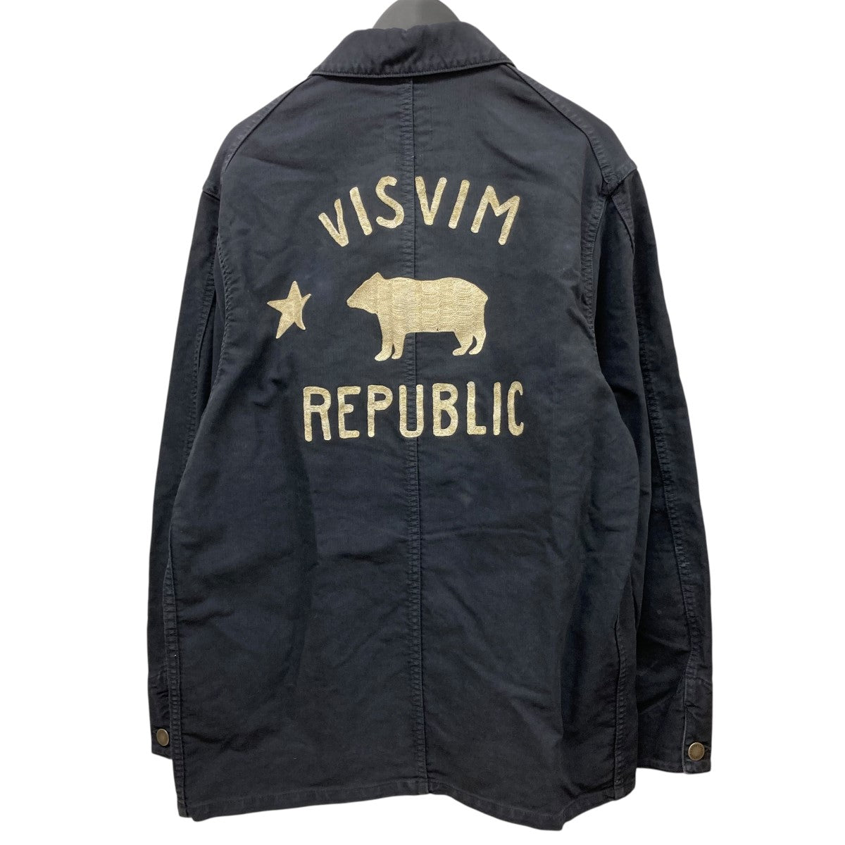 VISVIM 25AWCOVERALL DMGD G．CORDSバック刺しゅうカバーオール0125205013027 古着・中古-1枚目のアイテム画像