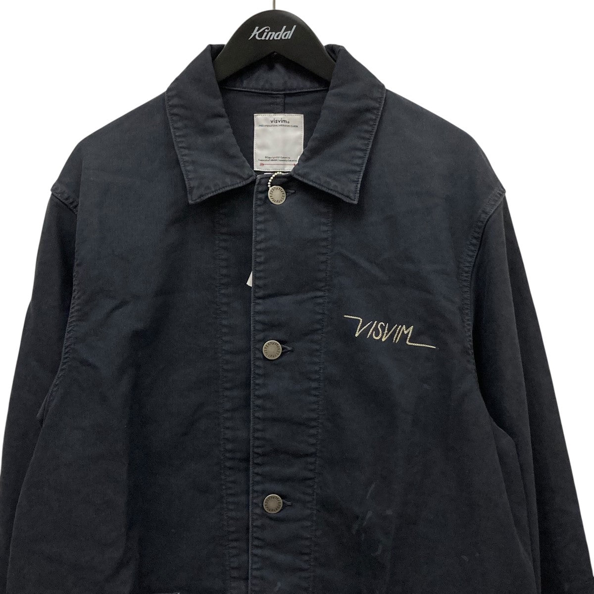 VISVIM 25AWCOVERALL DMGD G．CORDSバック刺しゅうカバーオール0125205013027 古着・中古-4枚目のアイテム画像