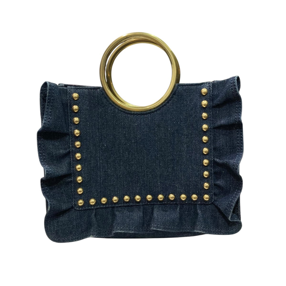 極美品⭐︎kate spade ケイトスペード 2wayバッグ ショルダー デニム ケイトスペード 2way デニム切り替えハンドバッグ ミニ