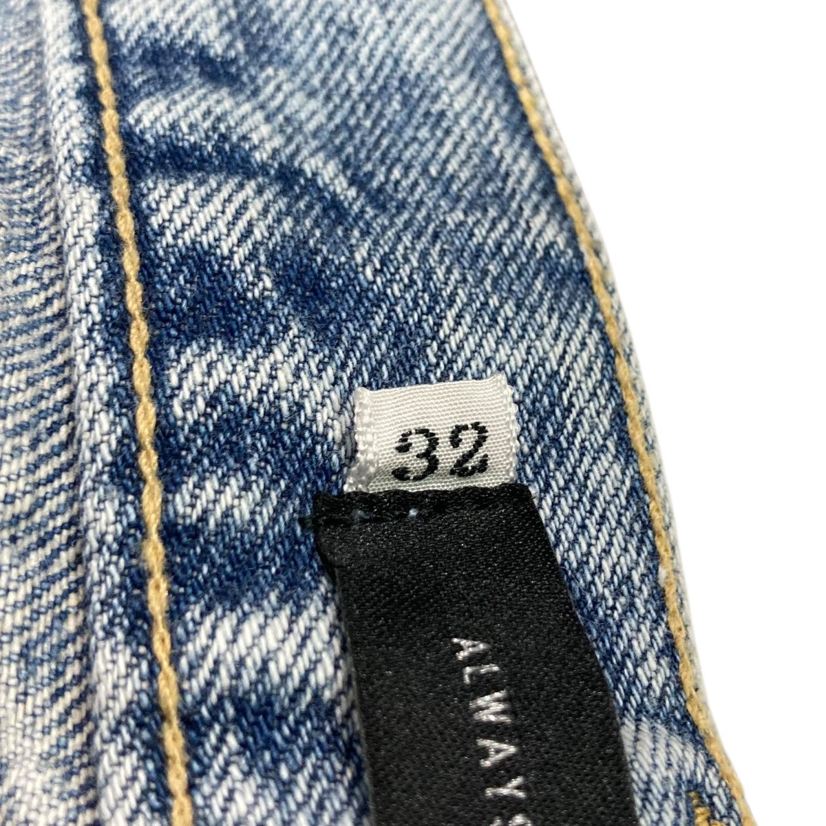 Always Out Of Stock ケミカルウォッシュデニムパンツ 古着・中古-6枚目のアイテム画像