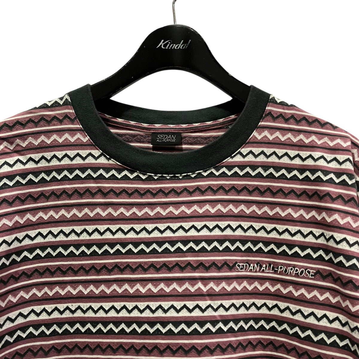 24SSJaquard Striped S／S TeeジャガードストライプTシャツSD24S-CT07