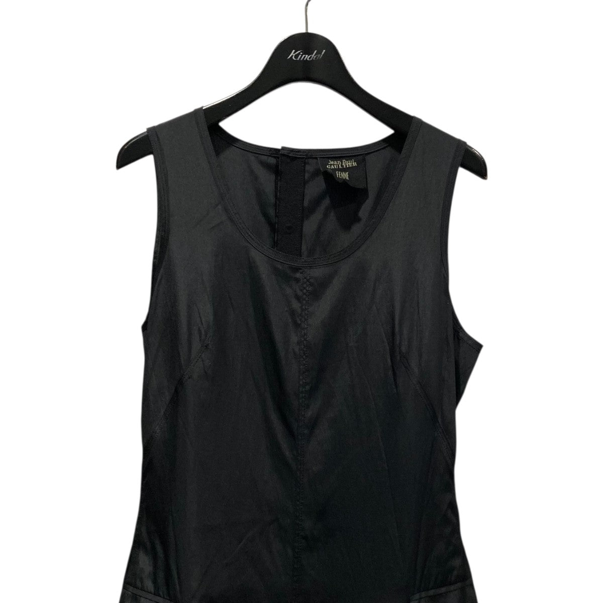 Jean Paul GAULTIER FEMME ノースリーブワイドラインワンピース 古着・中古-3枚目のアイテム画像
