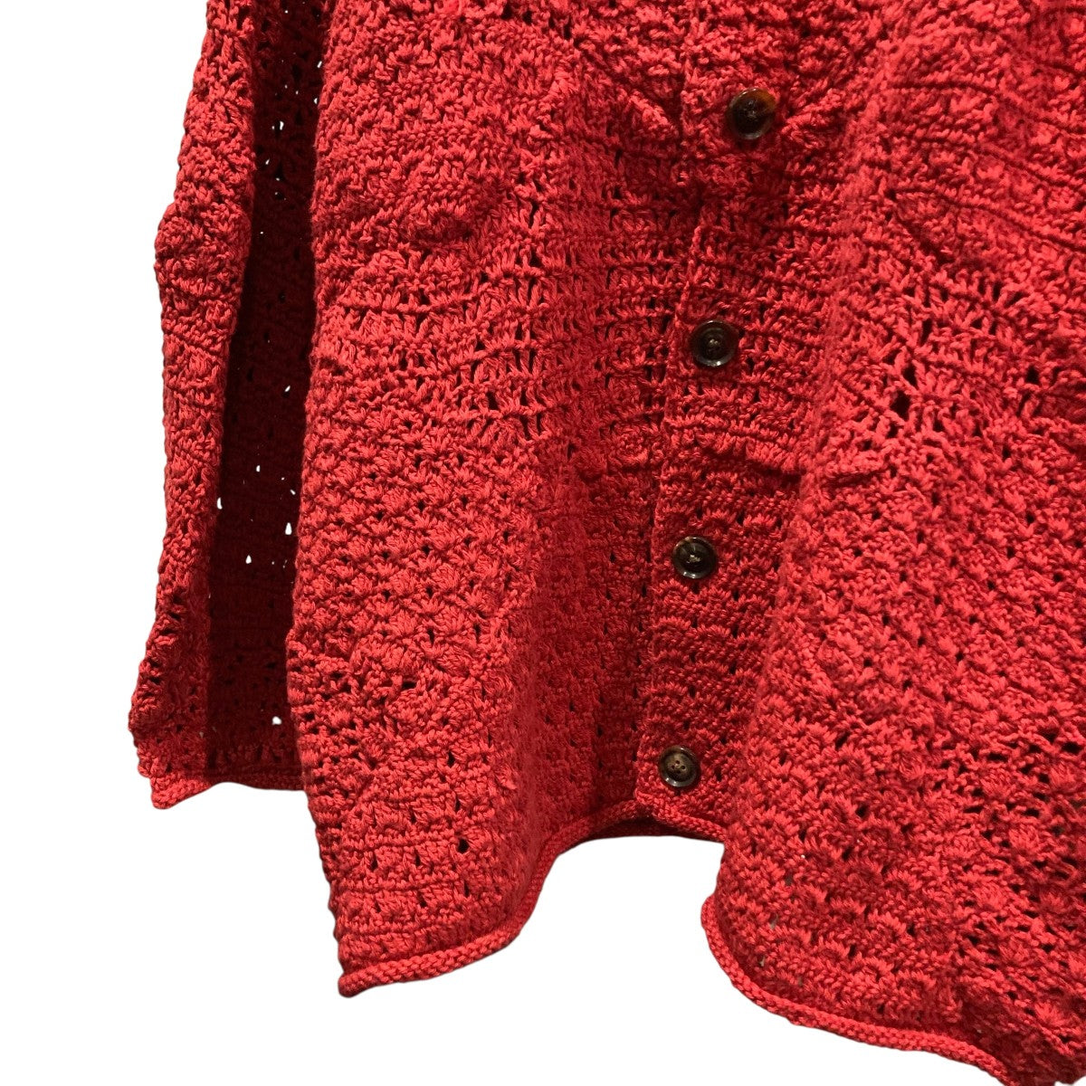 25SSHAND MADE PATCHWORK NET CARDIGANハンドメイドニットカーディガンS25SS-K01