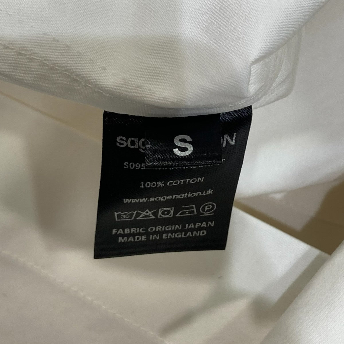 sage NATION 24AWMARTIAL SHIRTデザインシャツS095 古着・中古-6枚目のアイテム画像
