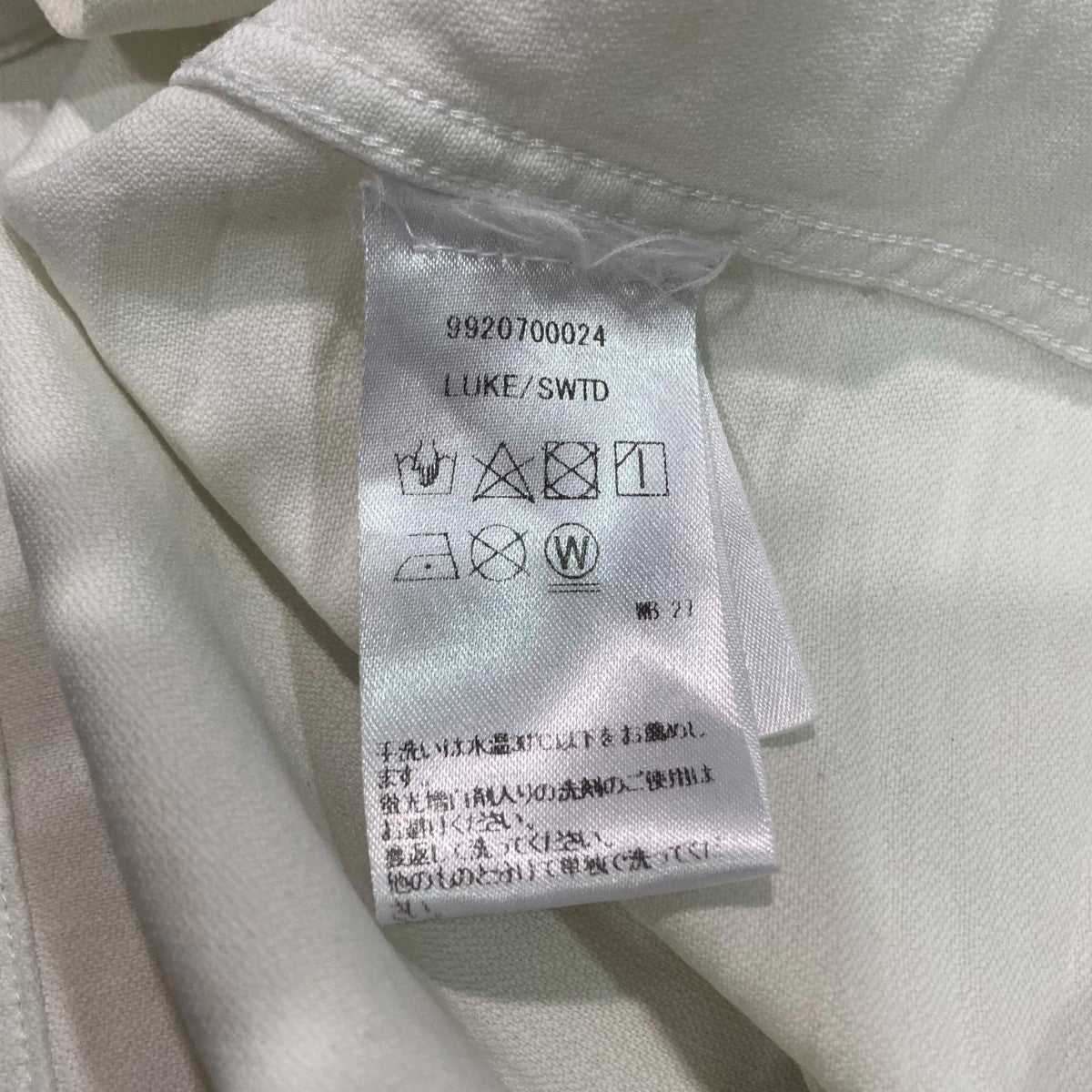Frank＆Eileen LUKE SWTDリネンダメージシャツ9920700024 古着・中古-5枚目のアイテム画像