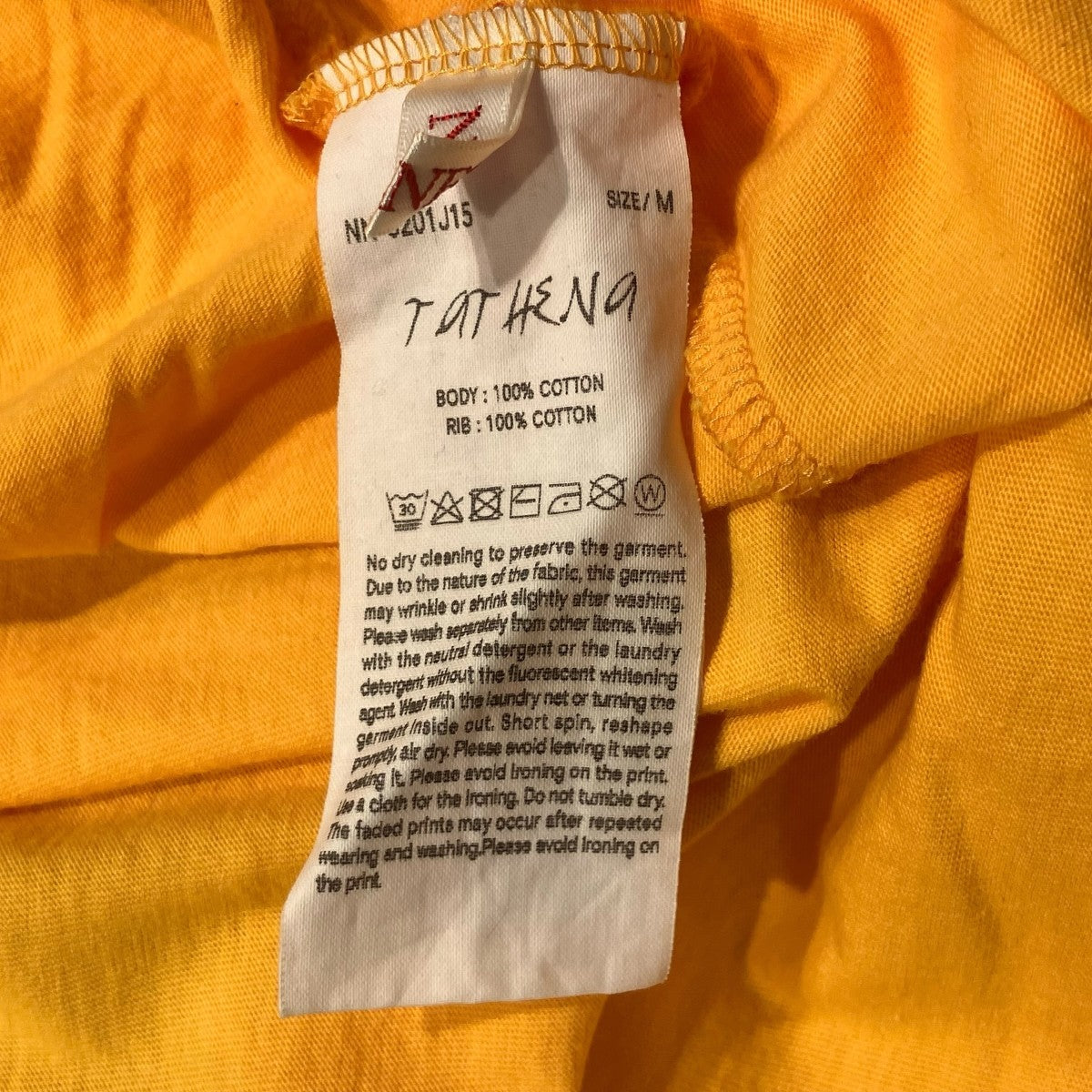 NICENESS 25SST．ATHENA T．リンガーTシャツNN-5201J15 古着・中古-6枚目のアイテム画像