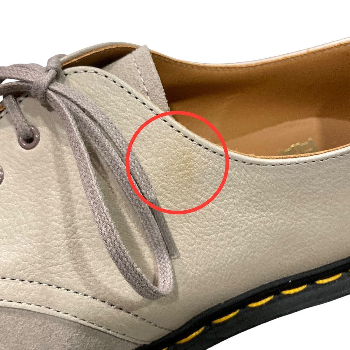 Dr．Martens(ドクターマーチン) 3ホールシューズ ベージュ サイズ 8