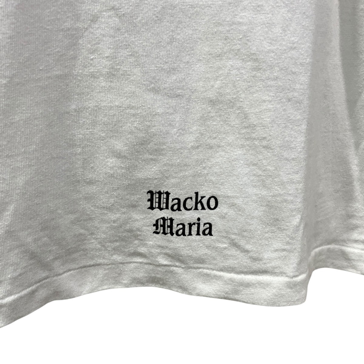 WACKO MARIA 裾ロゴ半袖Tシャツ 古着・中古-3枚目のアイテム画像