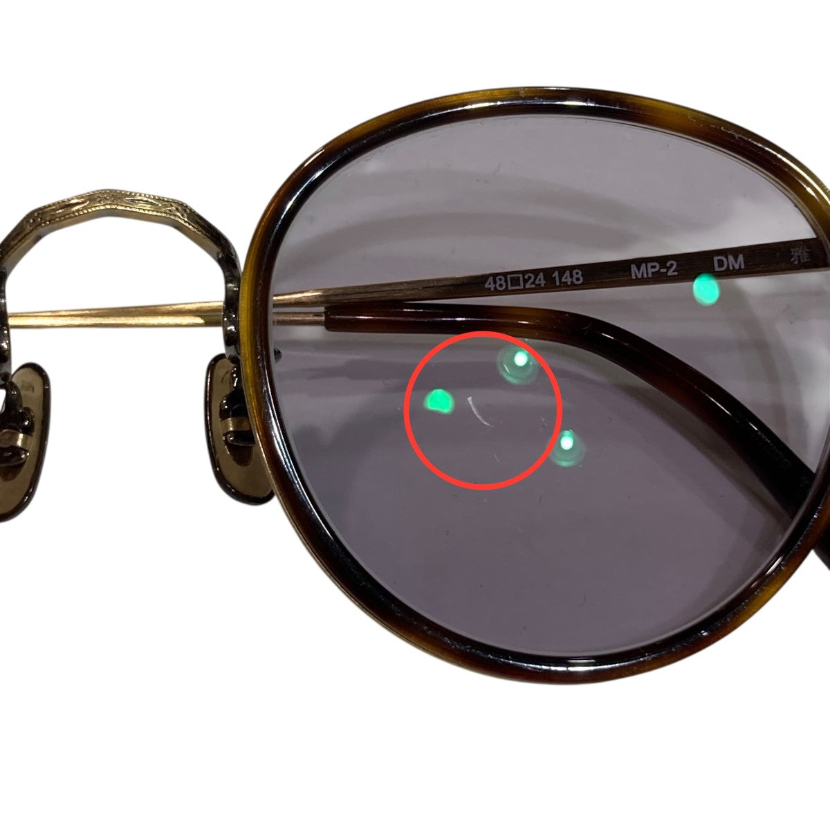 OLIVER PEOPLES(オリバーピープルズ) MP-2 雅サングラス ゴールド