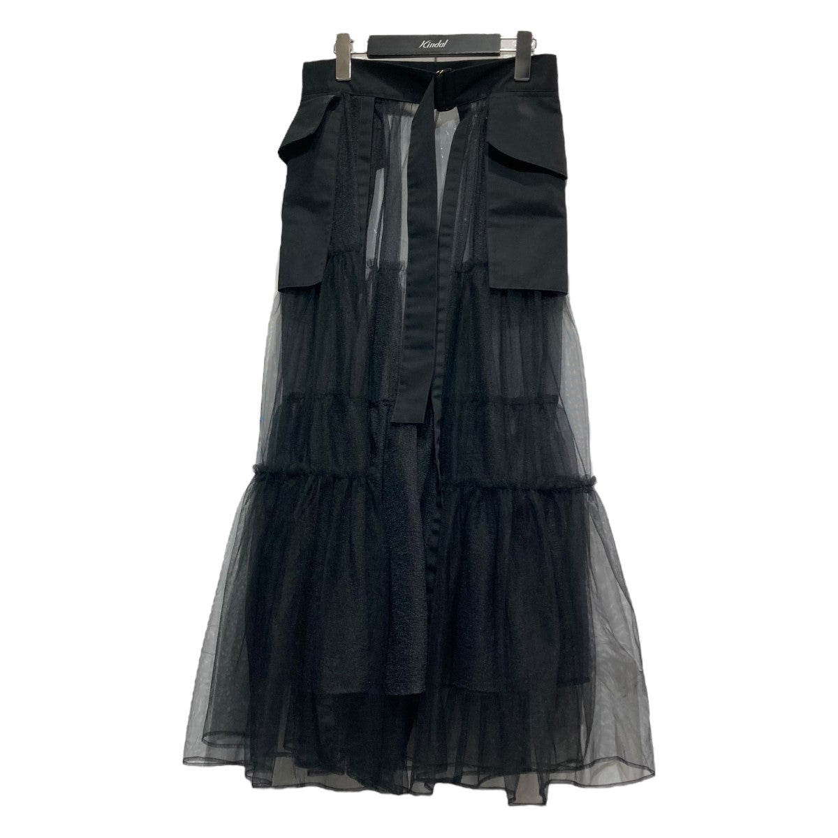 新品タグ付　MaisonSpecial メゾンスペシャル チュールスカート MAISON SPECIAL(メゾンスペシャル) Tulle Tiered Belt Skirt