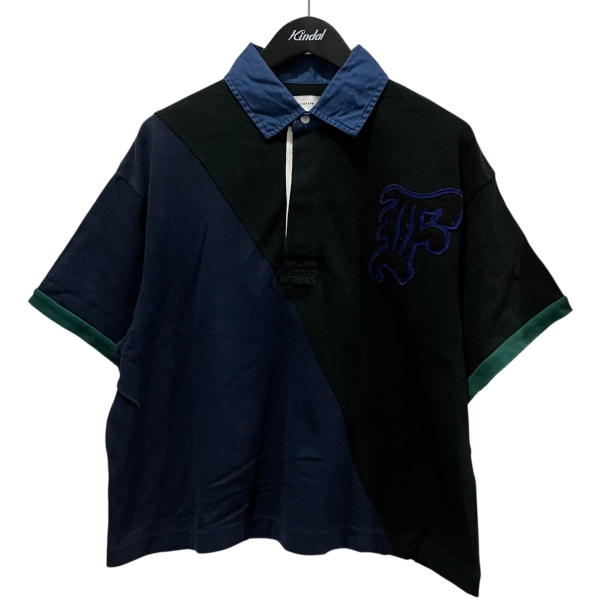 FACETASM(ファセッタズム) 切替ポロシャツFNT-TEE-M03 FNT-TEE-M03