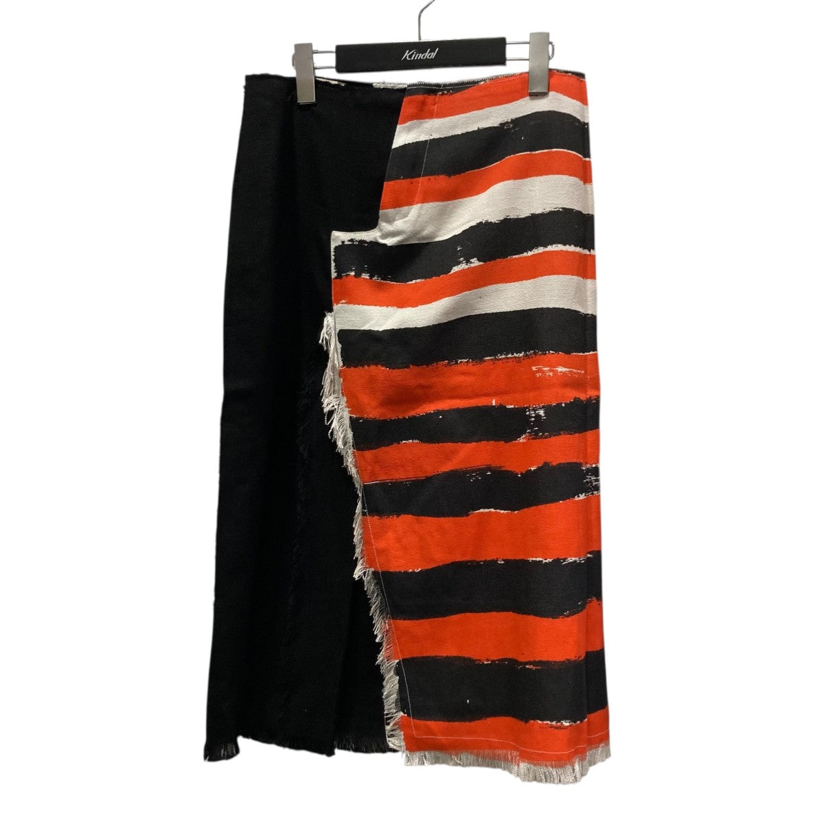 MARNI ストライプスリットスカート 古着・中古-1枚目のアイテム画像
