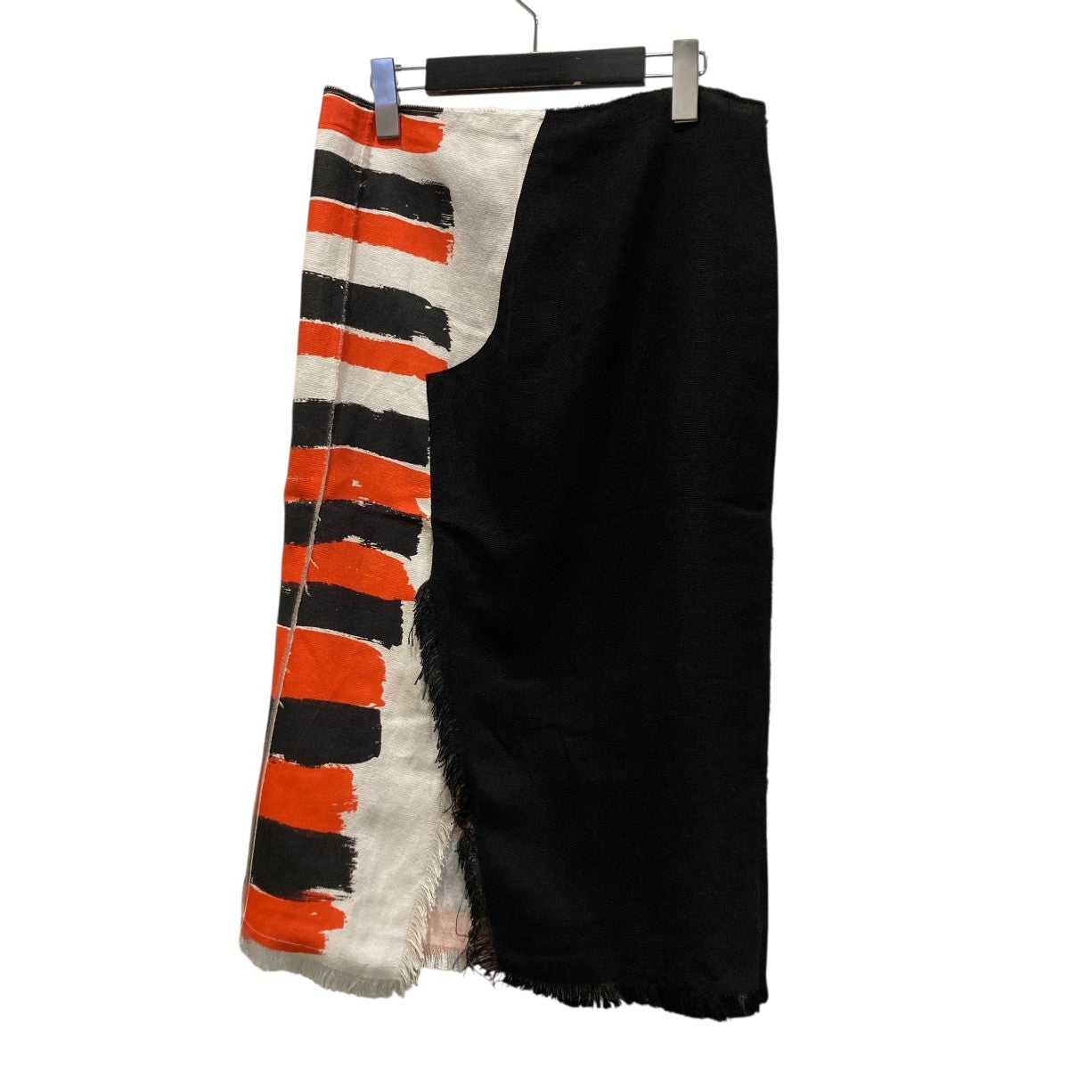 MARNI ストライプスリットスカート 古着・中古-2枚目のアイテム画像