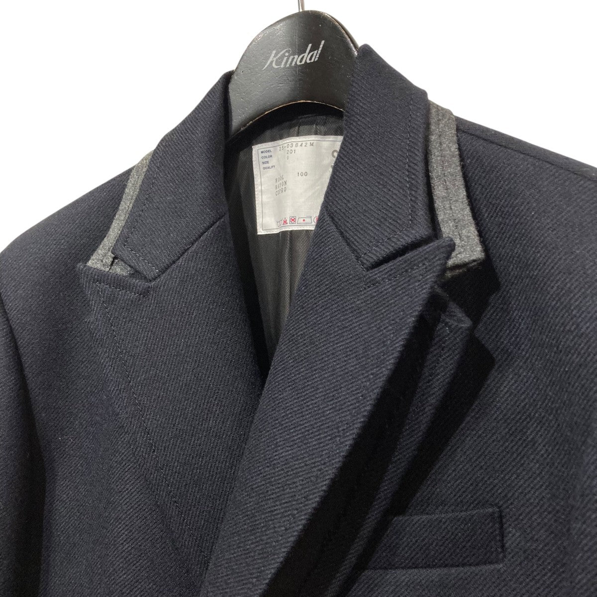 FIRMUMラムウール・バルキーダブルメルトンブルゾン　2024AW 新品タグ付 MELTON R-SIDE SLIT COAT(S Black): Yohji Yamamoto｜THE SHOP