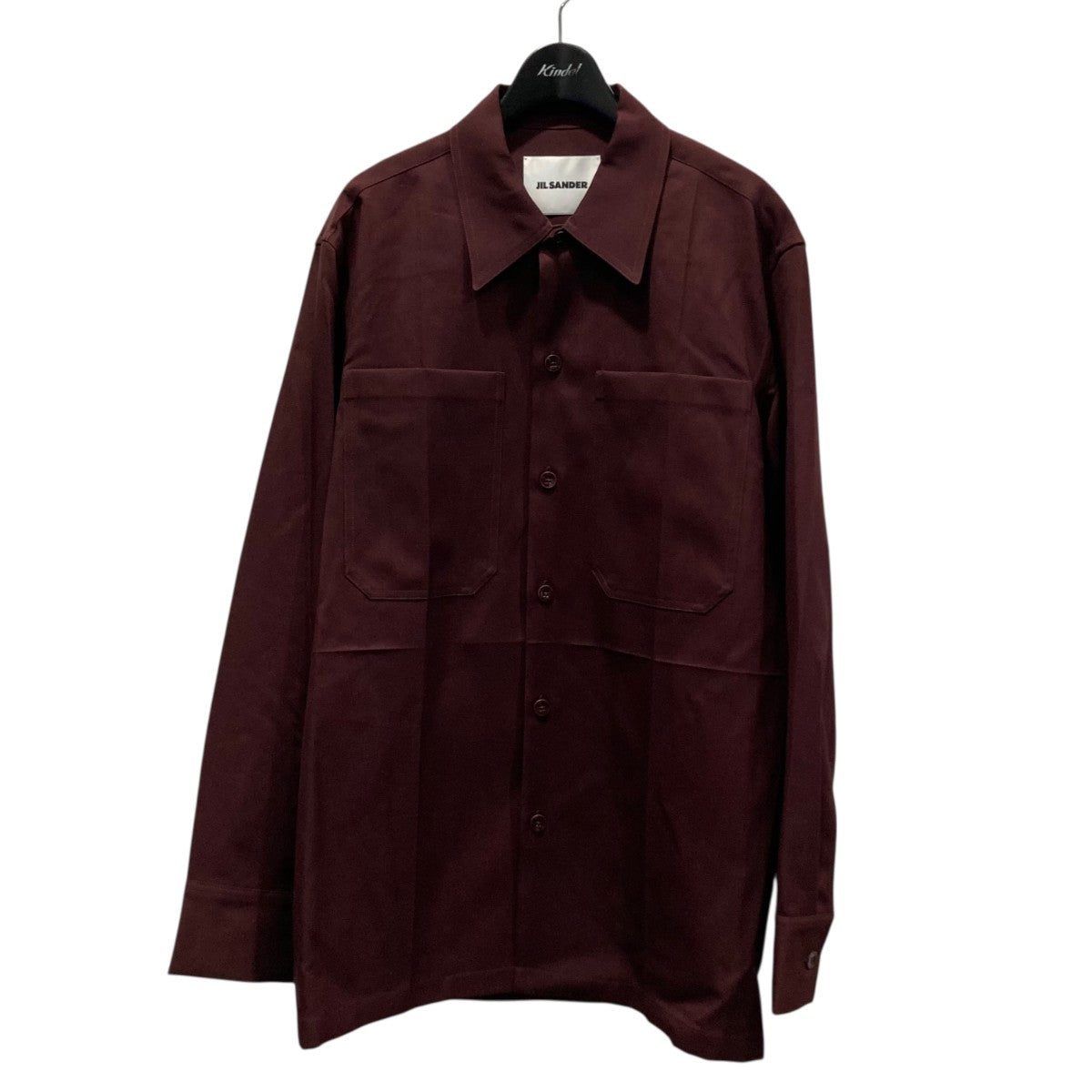 JIL SANDER 24SSウールシャツJ22DL0211 古着・中古-1枚目のアイテム画像