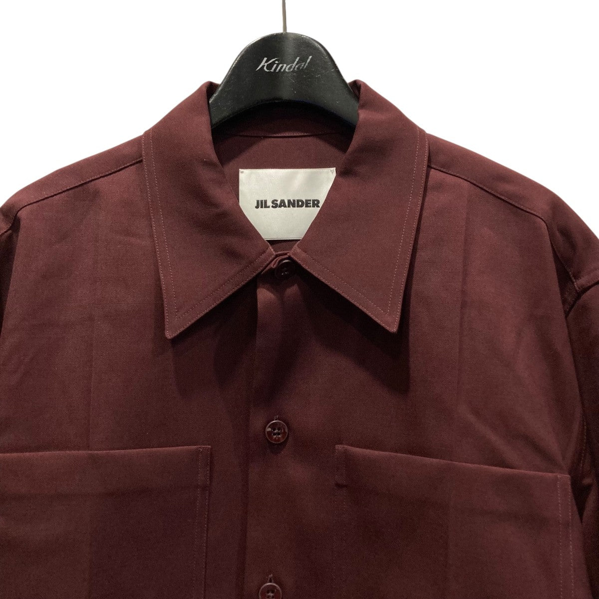 JIL SANDER 16ss ノーカラーシャツ Jil Sander バンドカラー シャツ | ブラック | FARFETCH JP