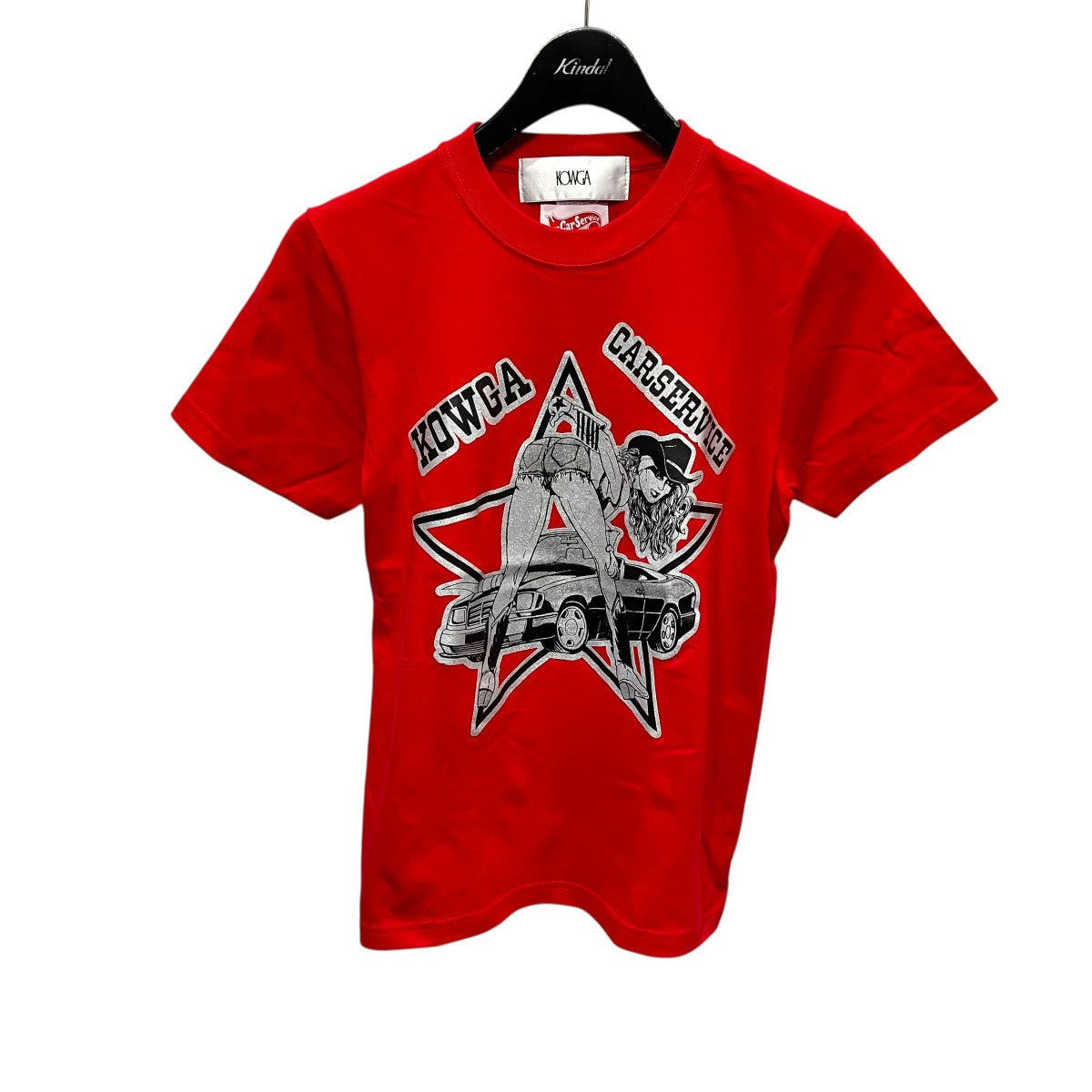 KOWGA×Car Service プリントTシャツ 古着・中古-1枚目のアイテム画像