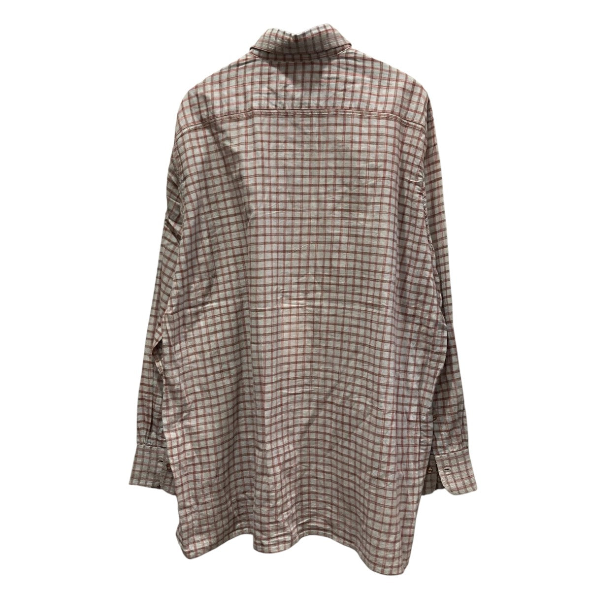 25SSGUPTA KHADI COTTON SHIRTSチェックシャツMT5103-0604