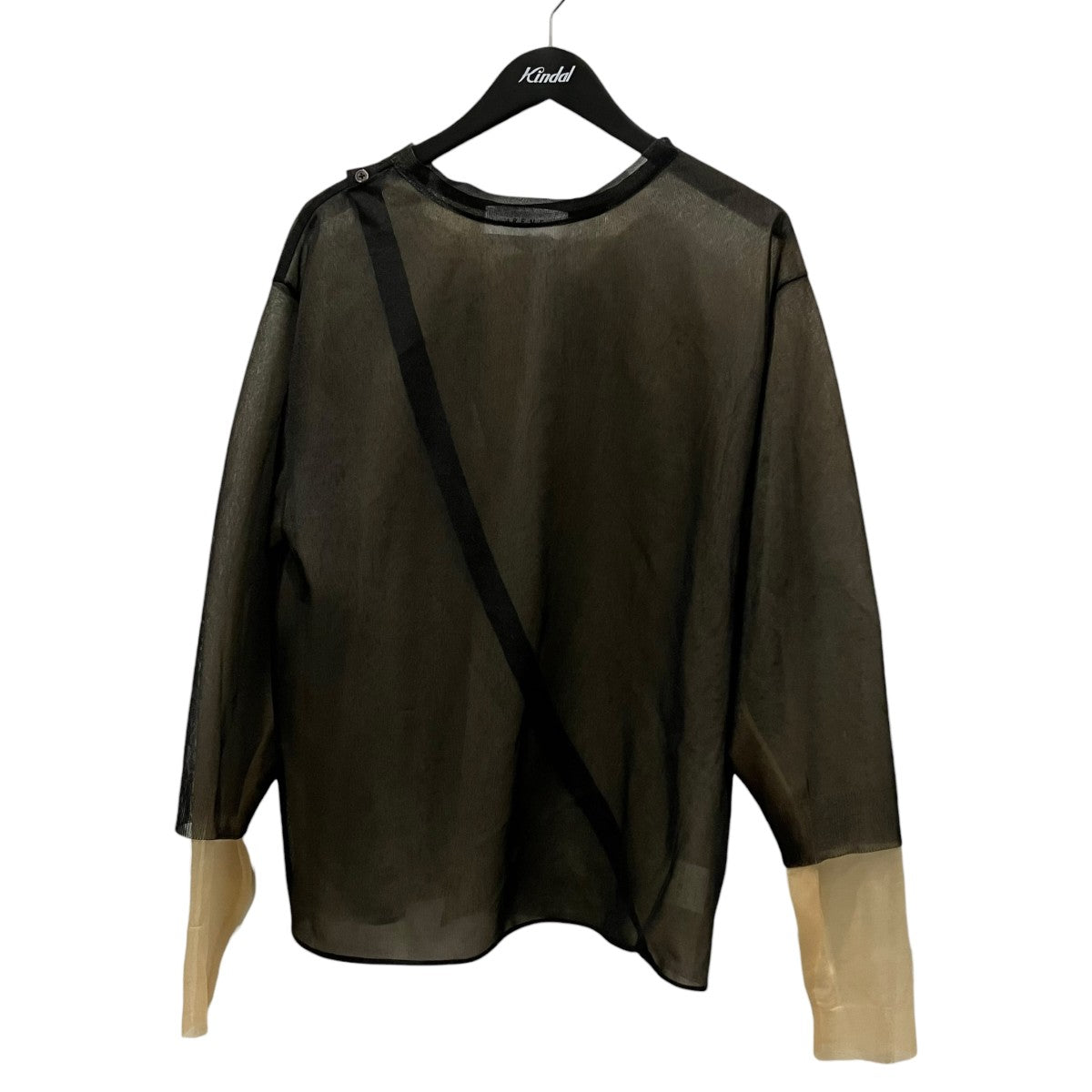 transparent knit topsチュールニット21S81403