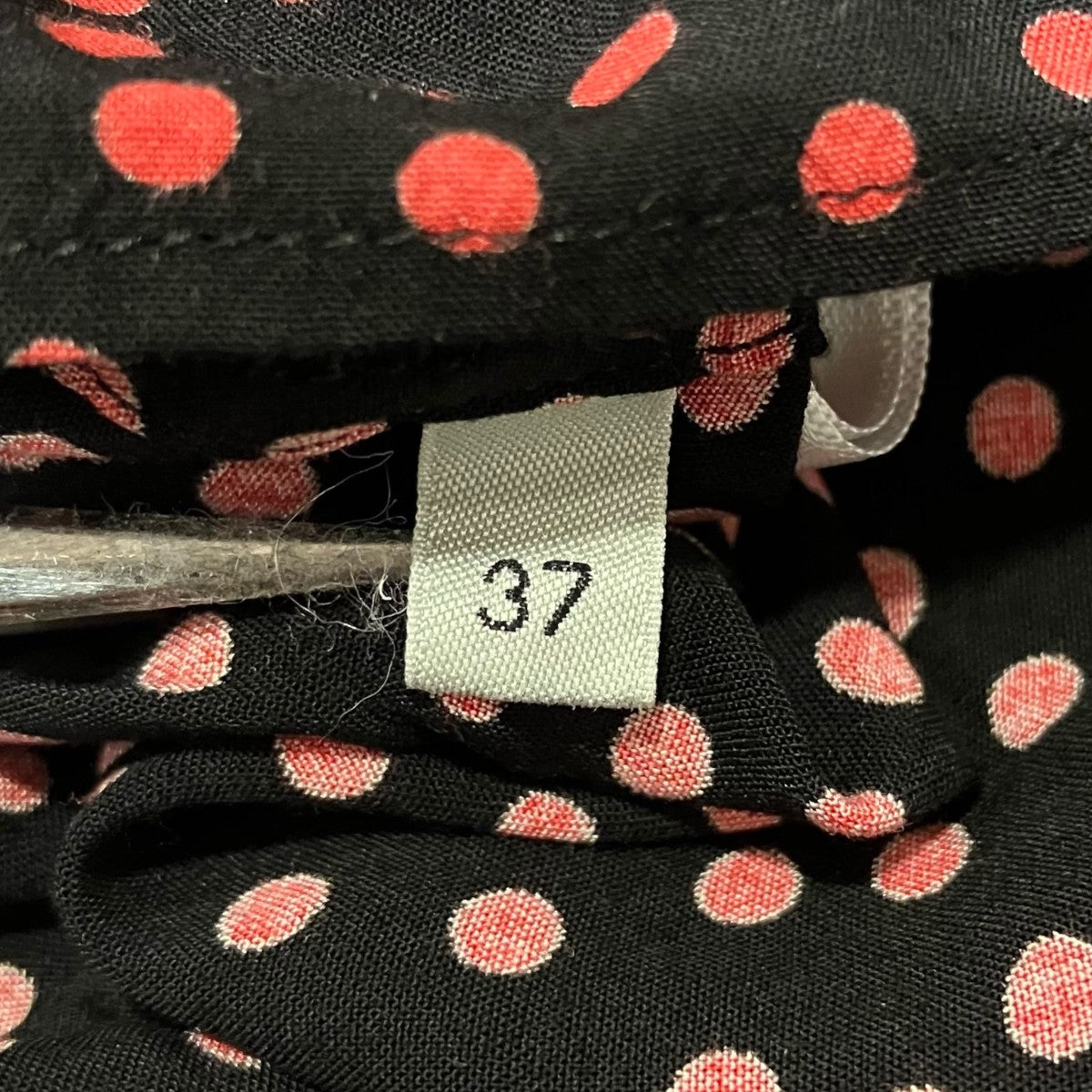 CELINE レーヨンドットシャツ2C036962H 古着・中古-4枚目のアイテム画像