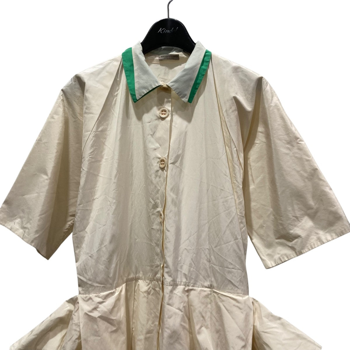 BOTTEGA VENETA 半袖シャツワンピース 古着・中古-3枚目のアイテム画像