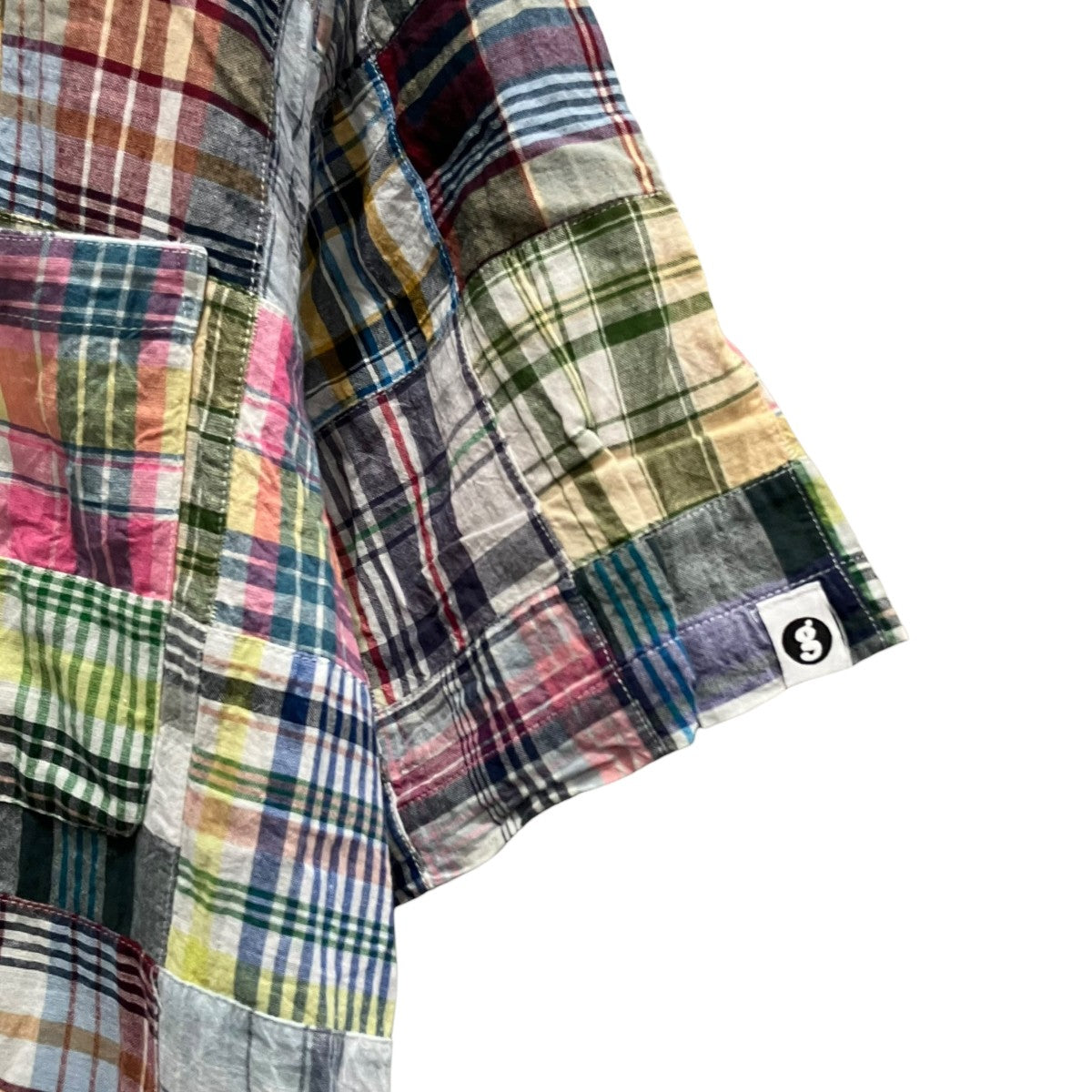 Supreme×GOODENOUGH 25SSPatchwork Madras S S Shirtパッチワークマドラス半袖シャツ 古着・中古-4枚目のアイテム画像