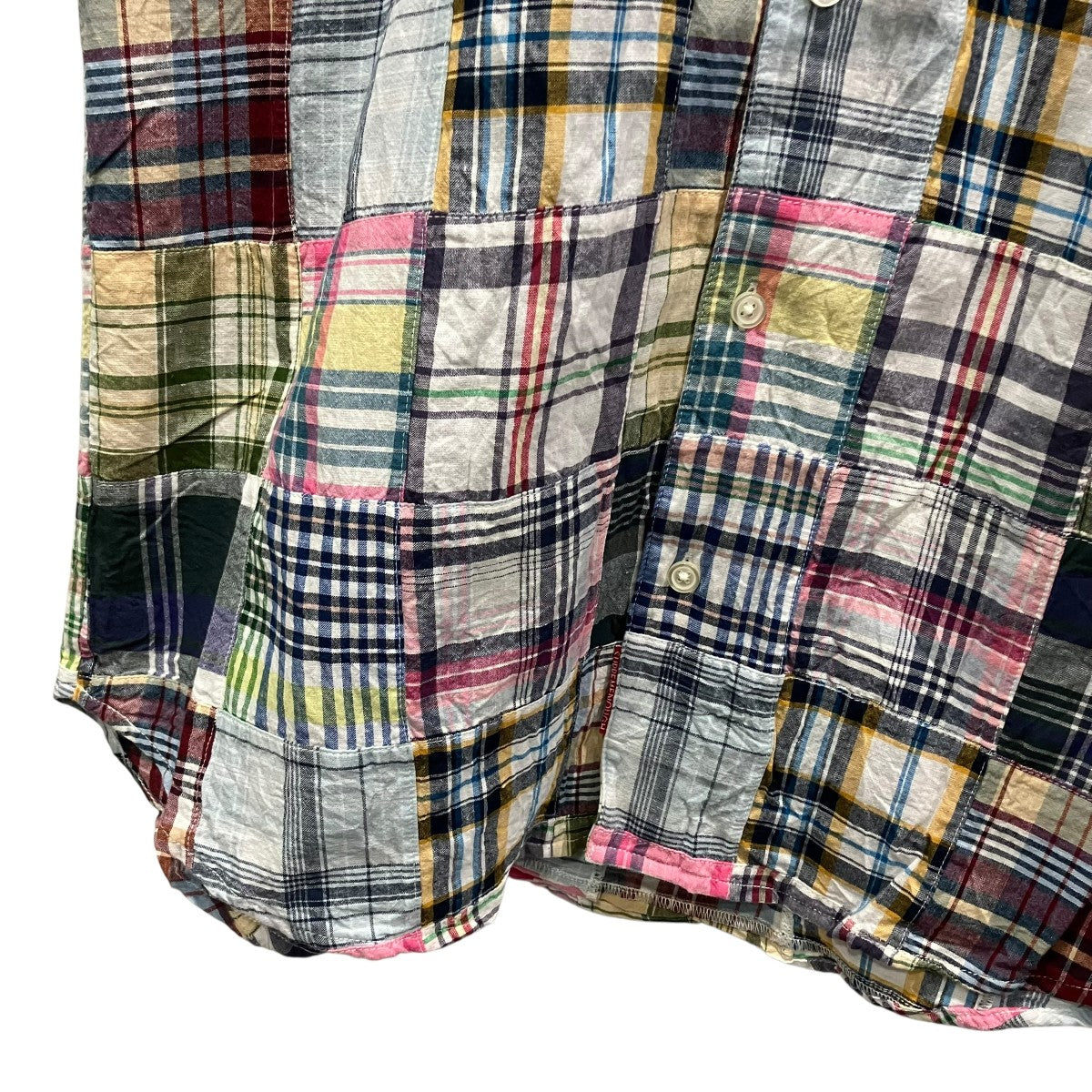Supreme×GOODENOUGH 25SSPatchwork Madras S S Shirtパッチワークマドラス半袖シャツ 古着・中古-5枚目のアイテム画像