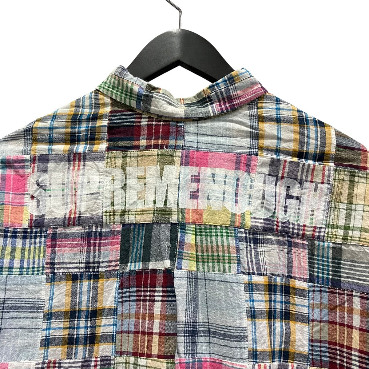 Supreme×GOODENOUGH 25SSPatchwork Madras S S Shirtパッチワークマドラス半袖シャツ 古着・中古-6枚目のアイテム画像