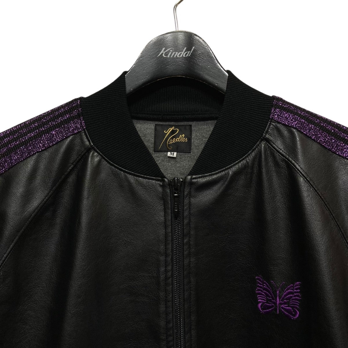 Needles(ニードルズ) フェイクレザートラックジャケットFK199 Rib