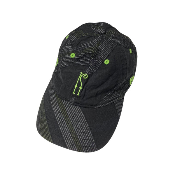 Kiko Kostadinov×New Era 25SSパッチワークキャップ ブラック×グリーン