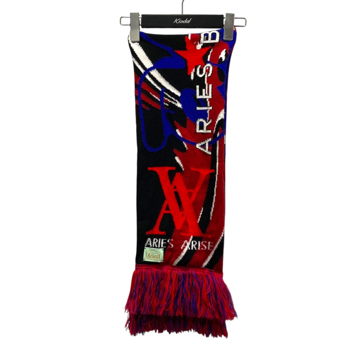 ARIES×NO PROBLEMO サッカーマフラー レッド サイズ FREE｜【公式