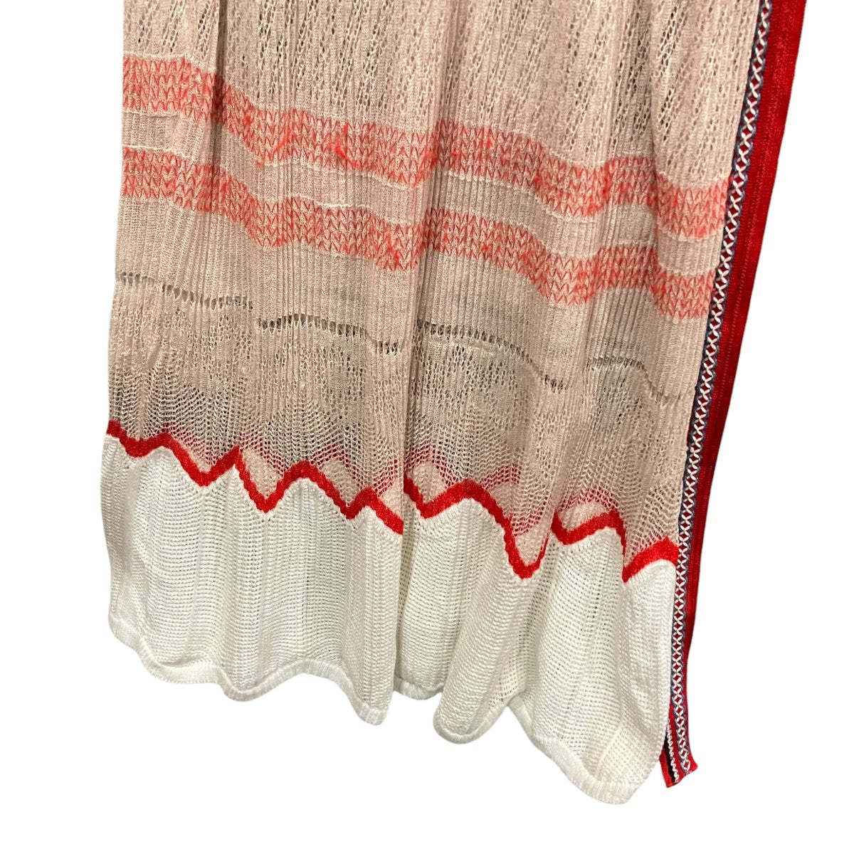 mame kurogouchi Candy Pleats Knit DressノースリーブニットワンピースMM18SS-KN037 古着・中古-5枚目のアイテム画像