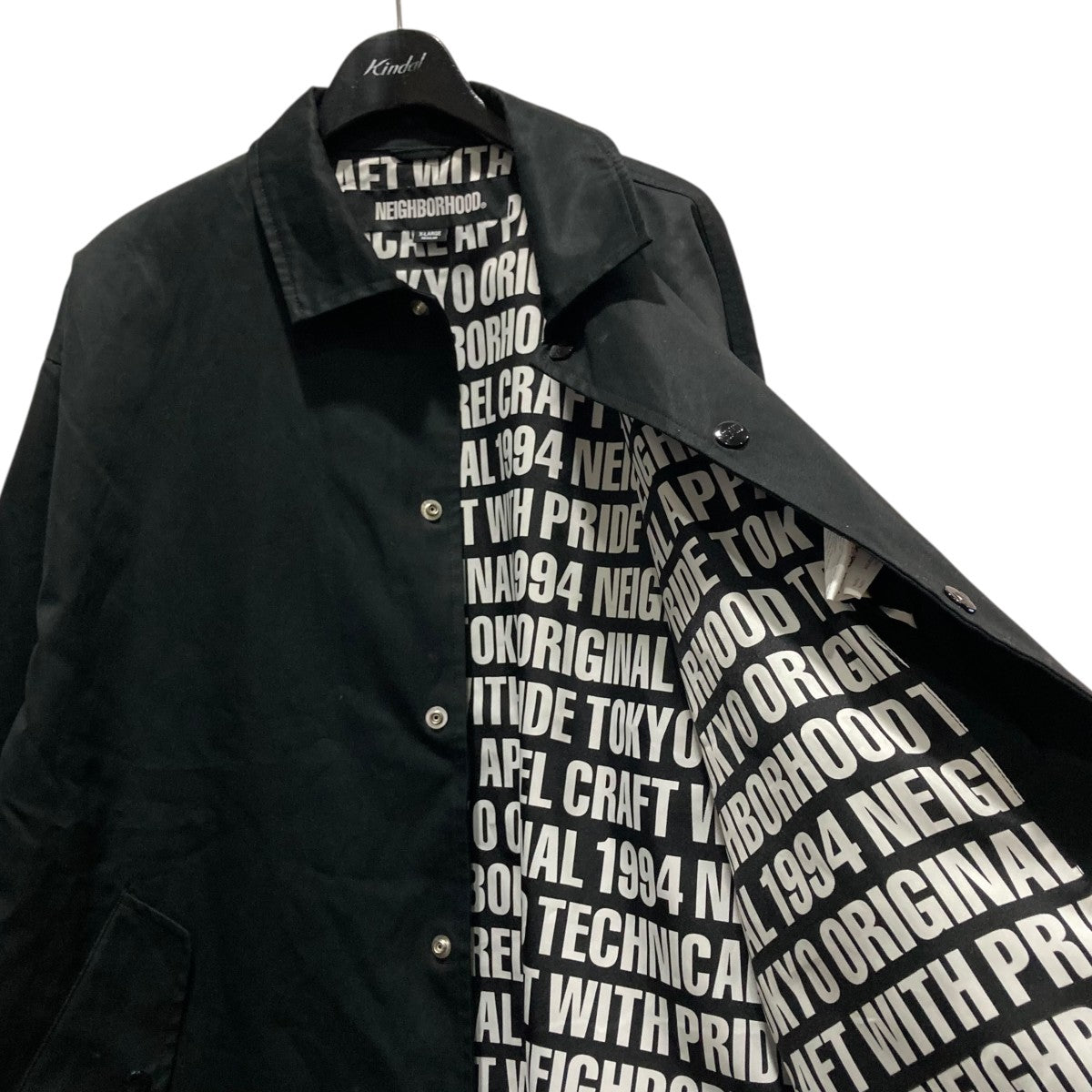 NEIGHBORHOODネイバーフッド25awコーチジャケット　チャコールXL NEIGHBORHOODネイバーフッド25awコーチジャケット チャコールXL