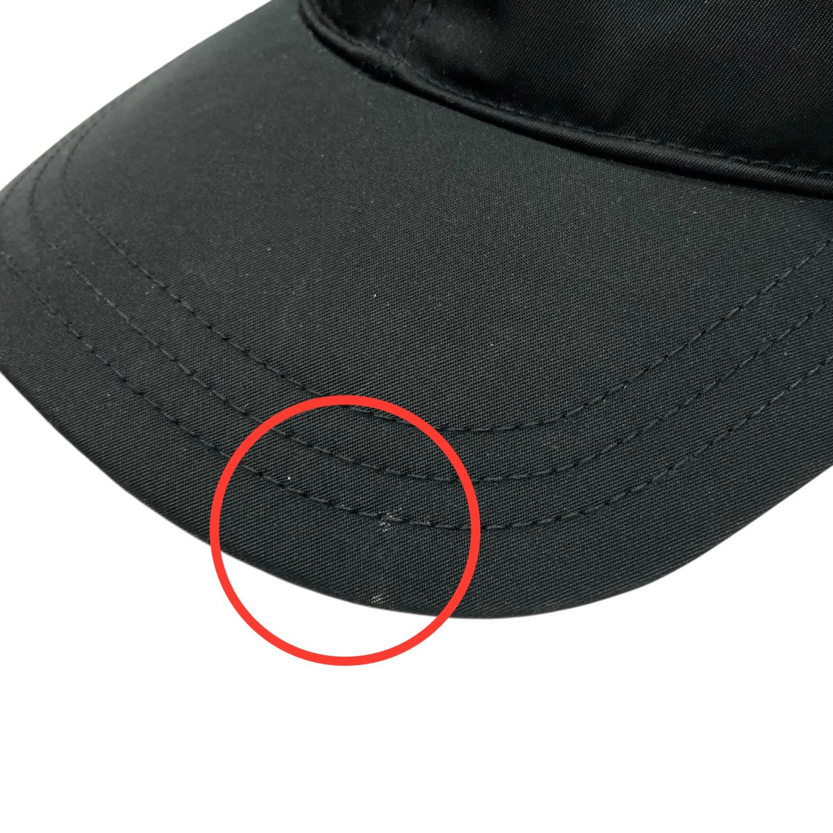 PRADA(プラダ) Re-Nylon ベースボールキャップ2HC274 2HC274 ブラック