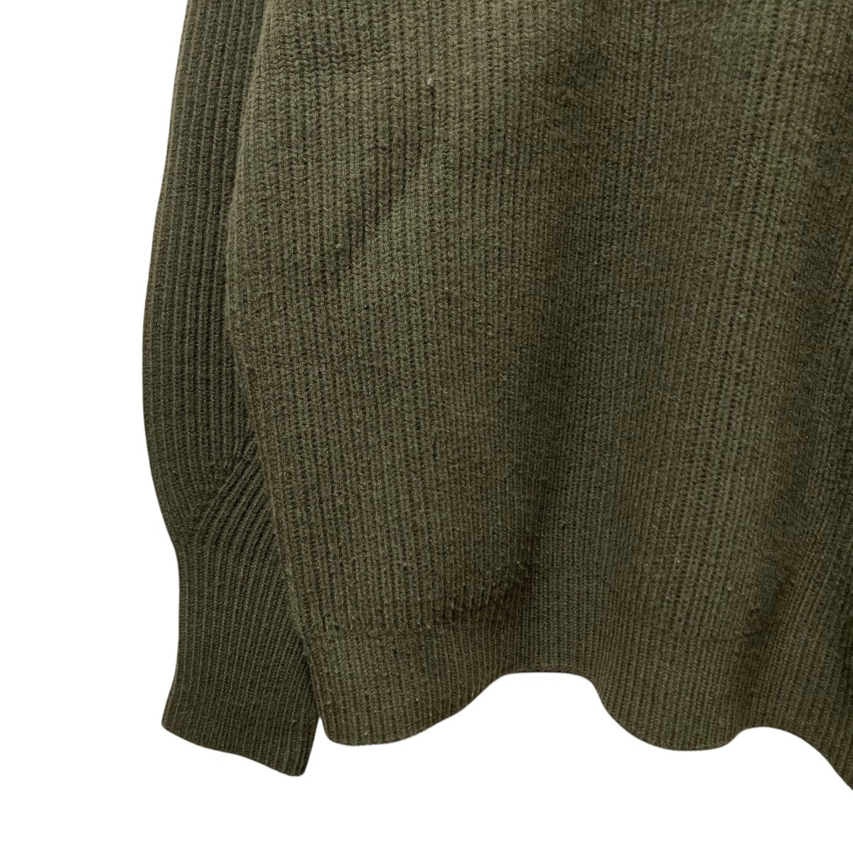 H BEAUTY&YOUTH フレンチメリノ 畦ハーフジップ ニット H BEAUTY＆YOUTH(エイチビューティアンドユース) フレンチメリノハーフ