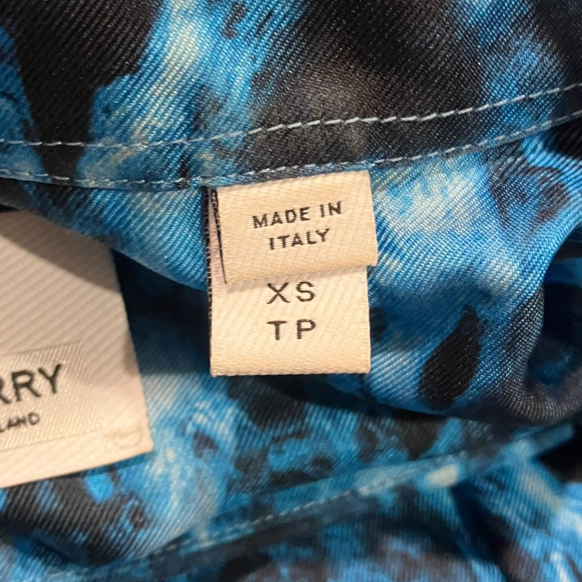 BURBERRY 総柄シルク半袖シャツ8040266 古着・中古-5枚目のアイテム画像