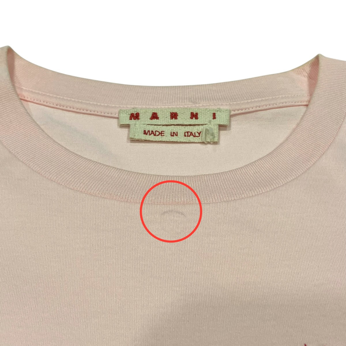 MARNI ロゴパッチTシャツHUMU0198X0 古着・中古-8枚目のアイテム画像