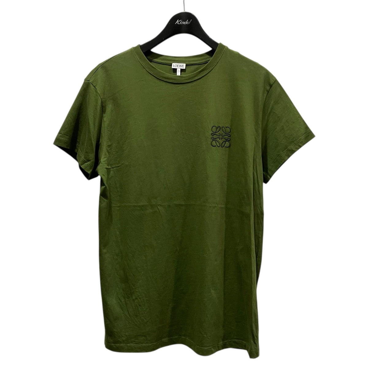 ​【完売希少】LOEWE ロエベ Holywood Tシャツ アナグラム刺繍 M LOEWE(ロエベ) アナグラム刺繍TシャツH6109230CR H6109230CR オリーブ