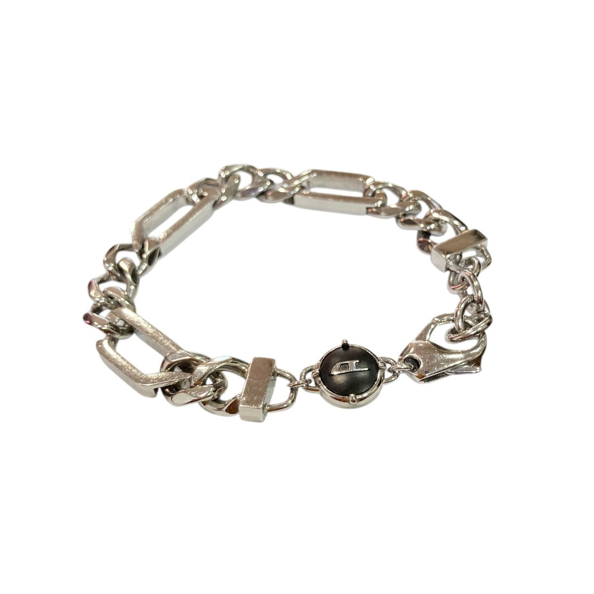 ビンテージ✳︎シルバー チェーンブレスレット トグル式 ブレスレット