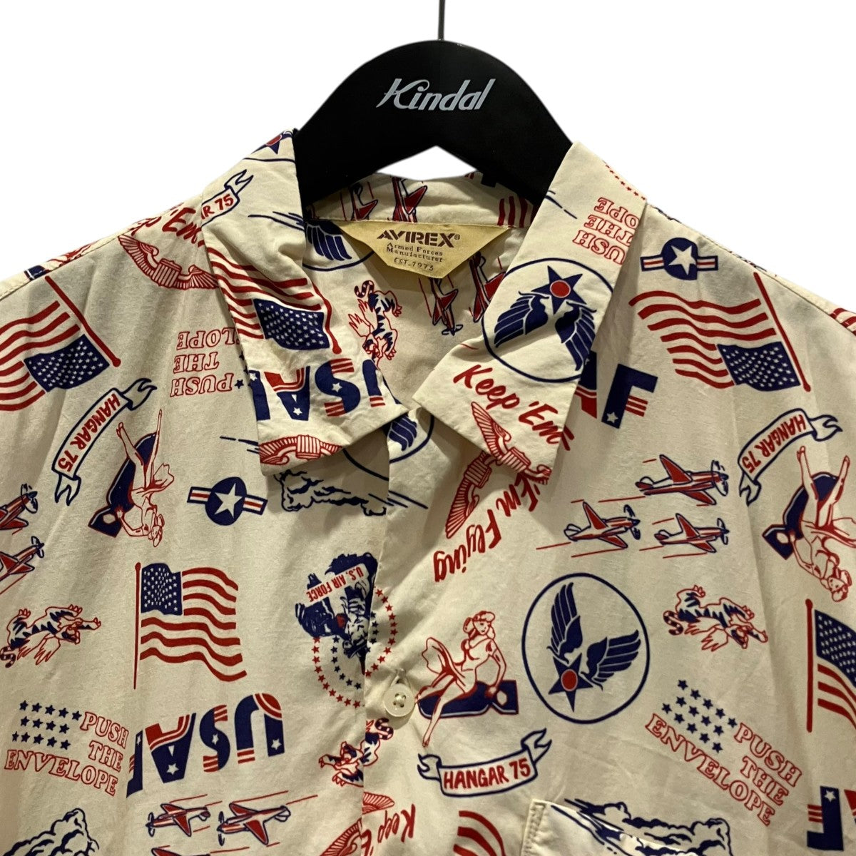 AVIREX USAFA ALOHA SHIRTアロハシャツ783-3123023 古着・中古-3枚目のアイテム画像