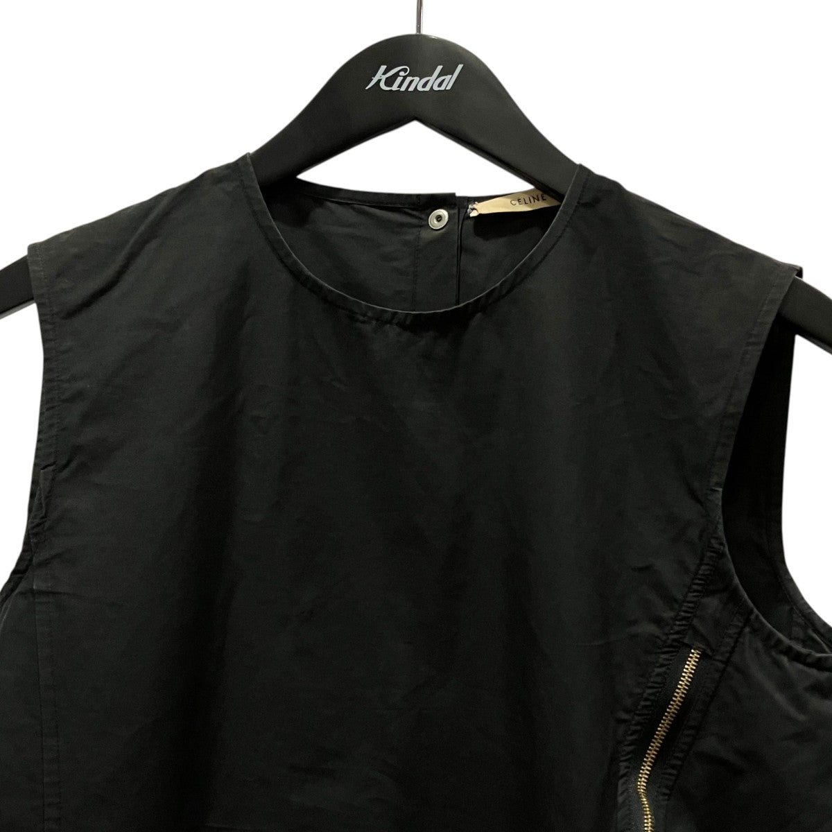 CELINE ノースリーブブラウス2 0Y39 古着・中古-3枚目のアイテム画像