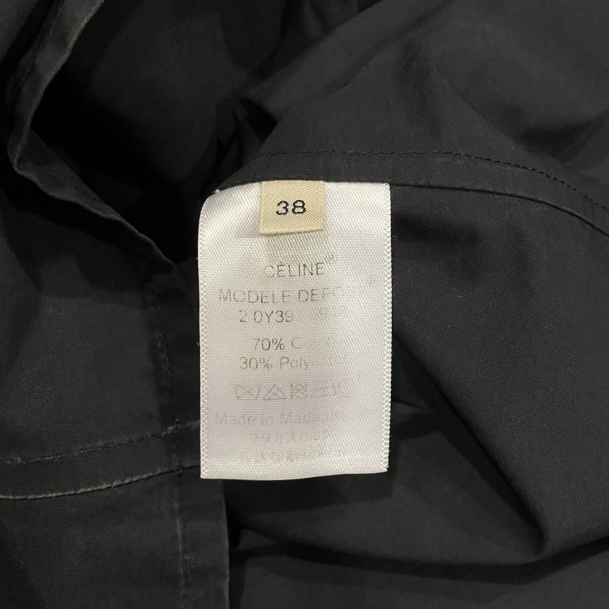 CELINE ノースリーブブラウス2 0Y39 古着・中古-9枚目のアイテム画像