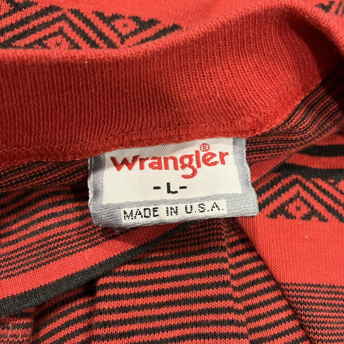 Wrangler ボーダーTシャツ 古着・中古-5枚目のアイテム画像