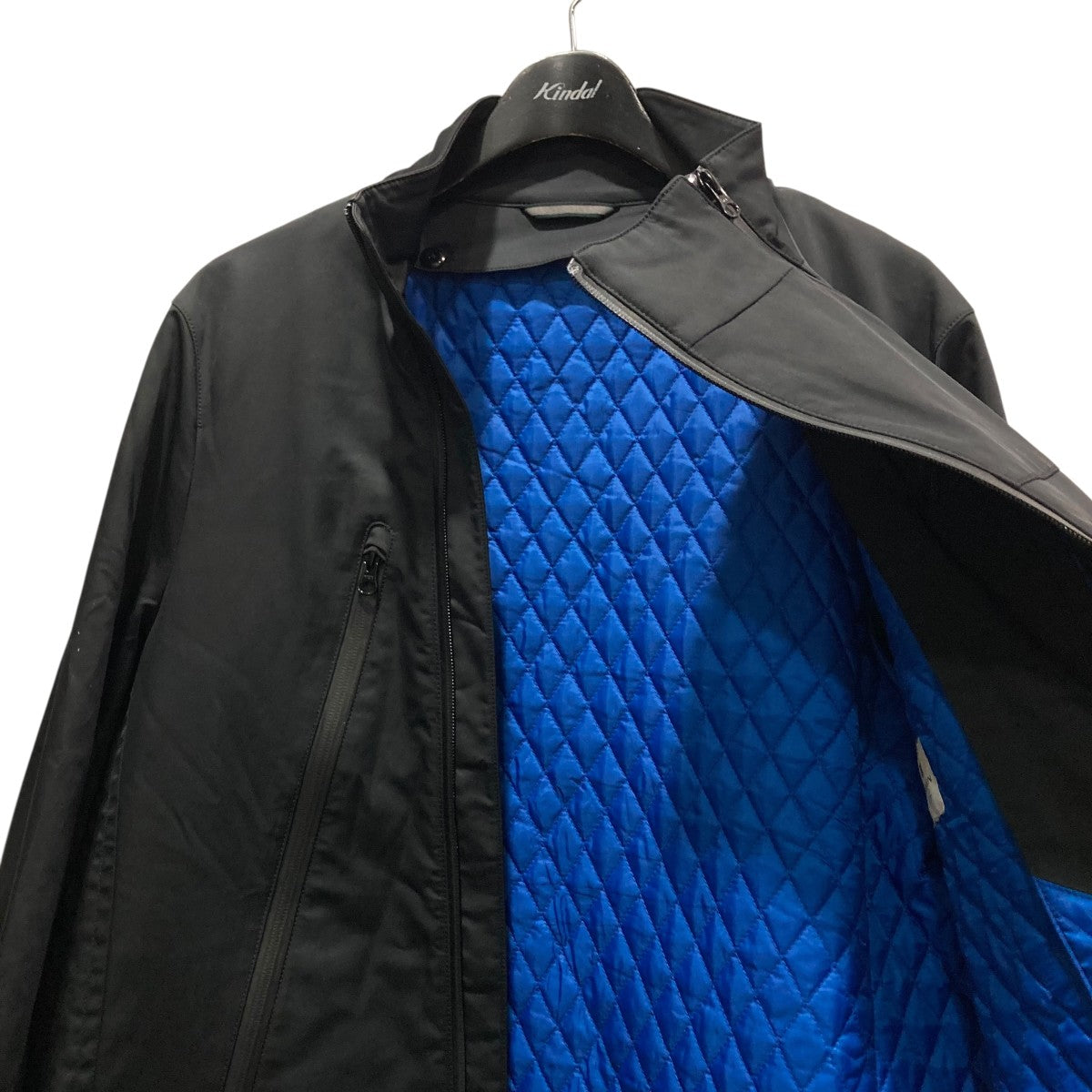 LANVIN レザー 切り替え ナイロンブルゾン 50 LANVIN レザー 切り替え ナイロンブルゾン 50 LANVIN（ランバン