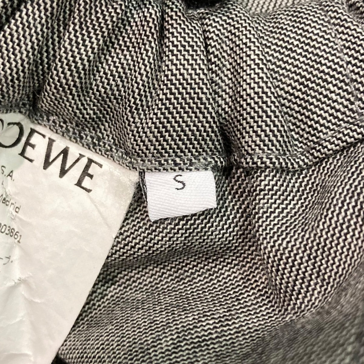 ロエベ　キュロット　　36サイズ LOEWE(ロエベ) キュロットパンツ グレー サイズ S｜【公式