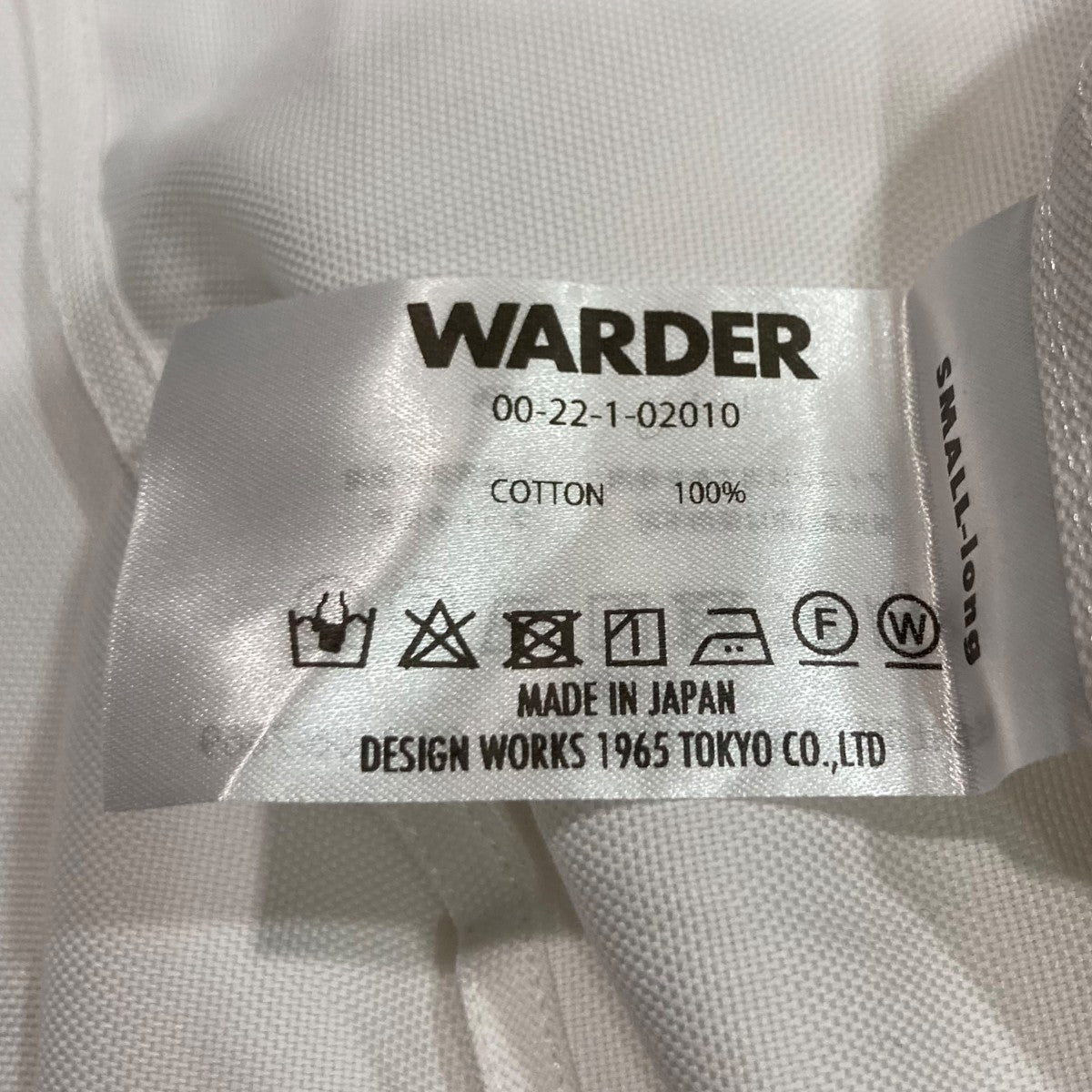 WARDER FINX OX NEW BD SHIRTボタンダウンシャツ00-22-1-02010