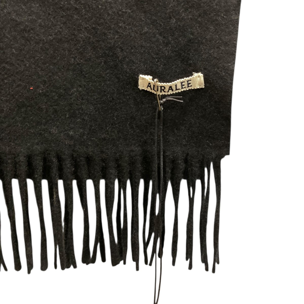AURALEE 黒 baby cashmere long stole AURALEE(オーラリー) BABY CASHMERE LONG STOLEカシミヤストール