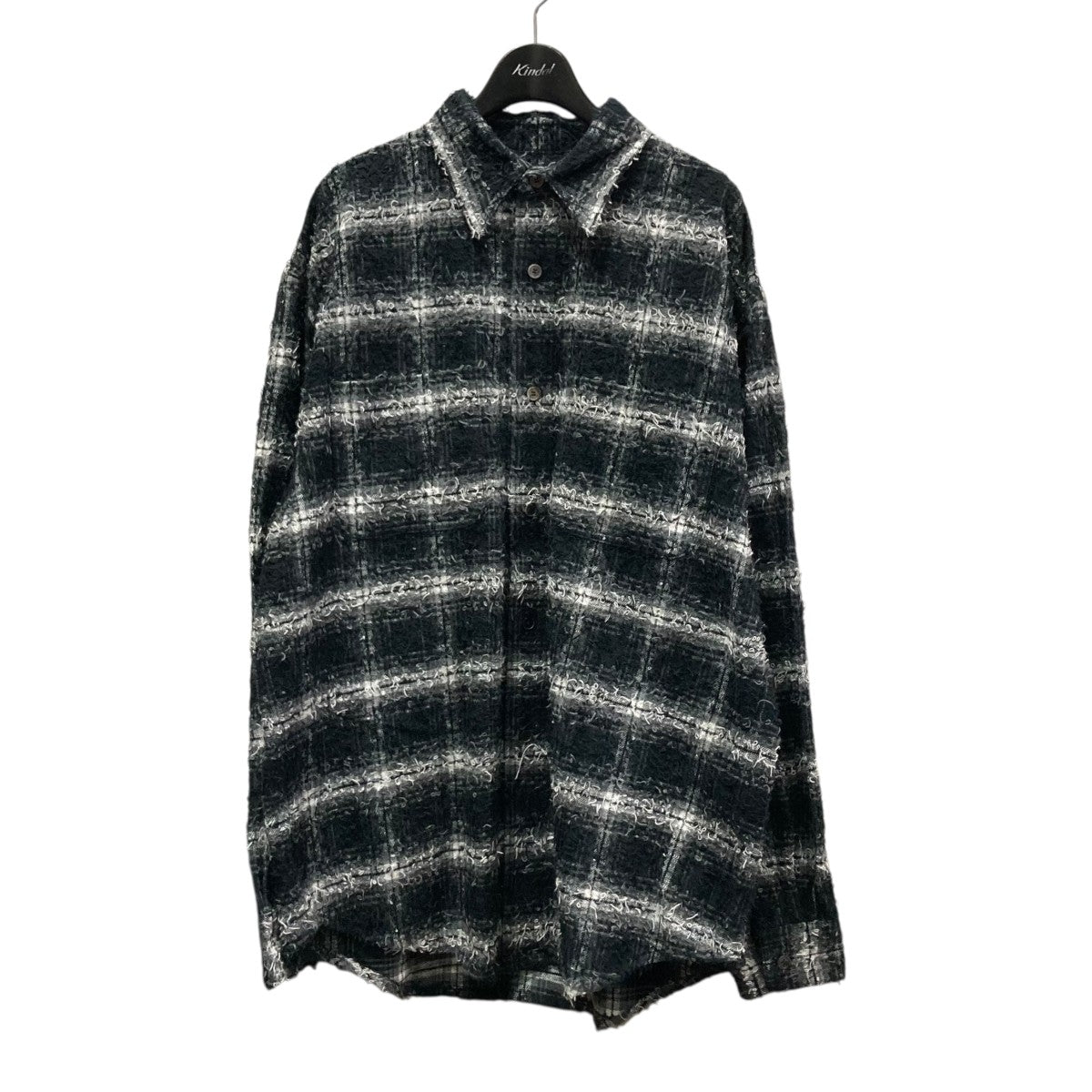25AWSHAGGY PLAID SHIRTシャギーチェックシャツM25F9SL006