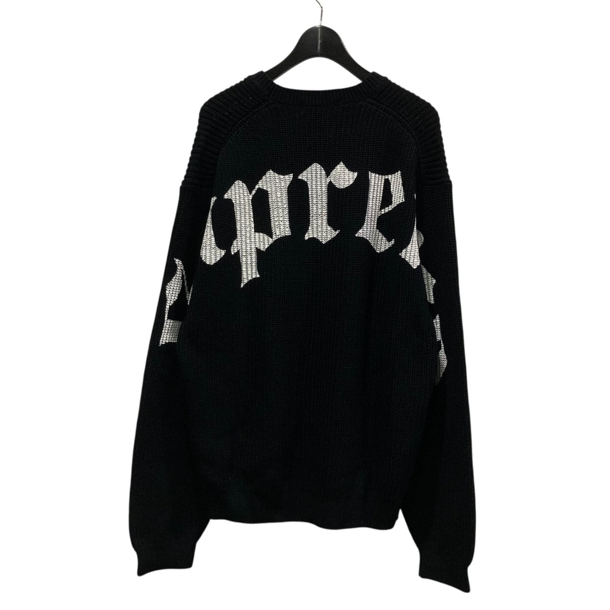 25SSOld English Printed Sweaterバックロゴニット